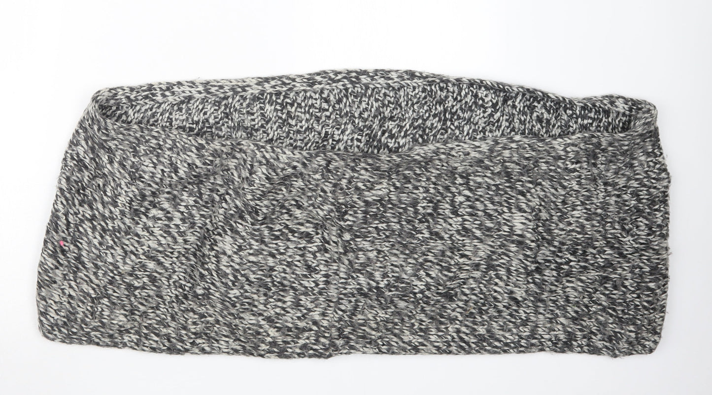 Hollister Womens Black Knit Scarf
