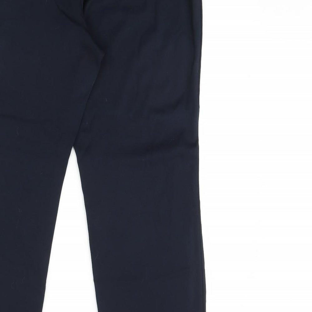 M&S Womens Blue Trousers Size 16 L27 in