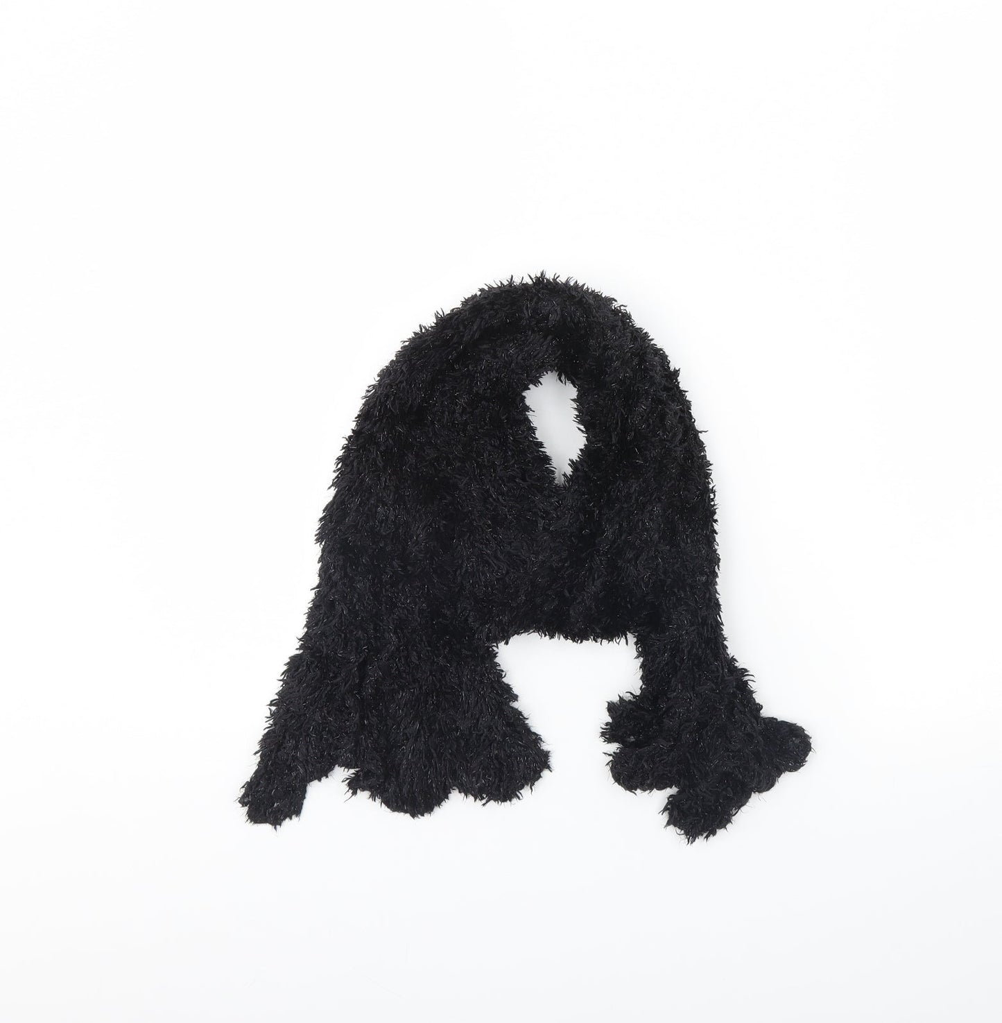 Preworn Womens Black Scarf