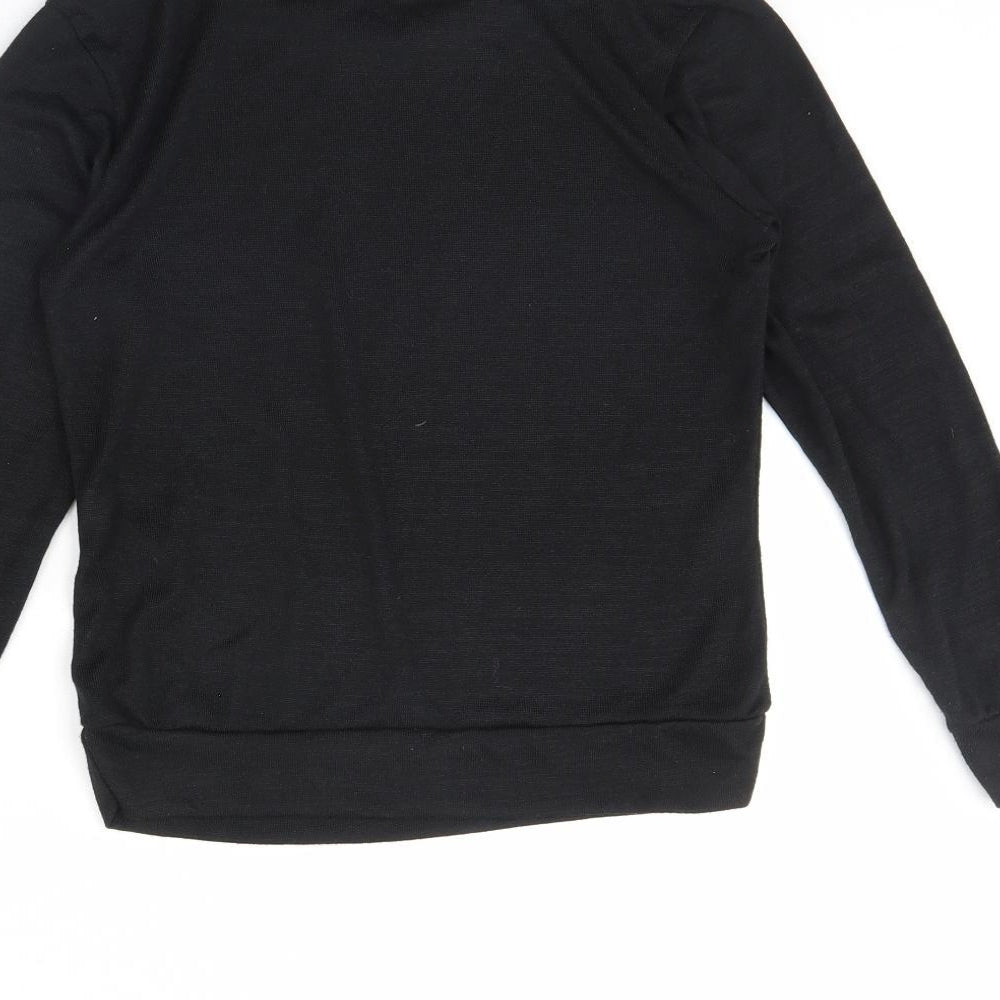 QED London Womens Black Pullover Jumper Size S