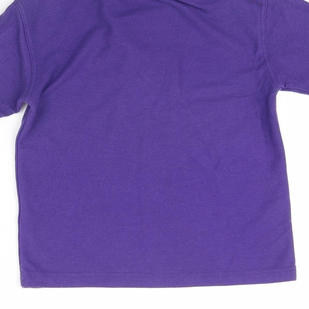 Banner Boys Purple Basic Polo Size 7 Years - school