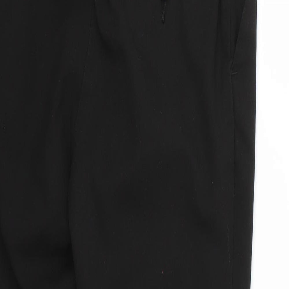 NEXT Boys Black Cropped Trousers Size 10 Years