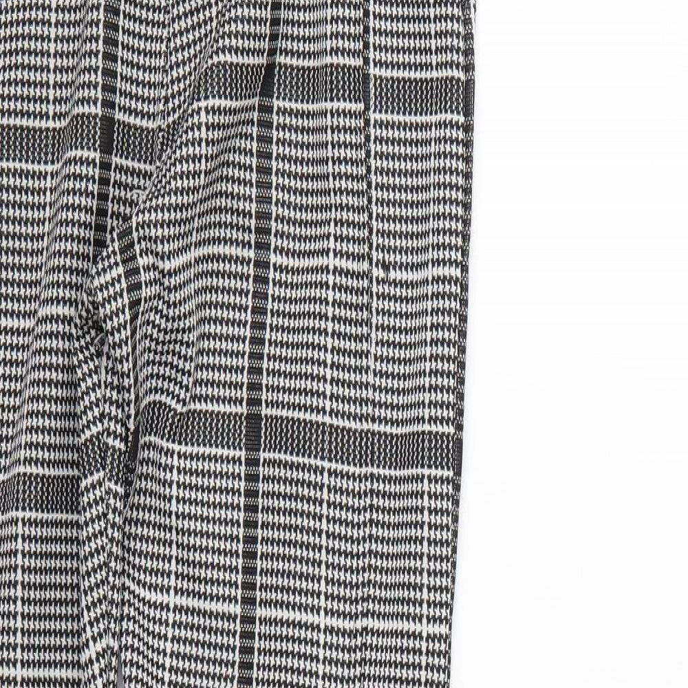 River Island Womens Multicoloured Check Trousers Size 10 L25 in