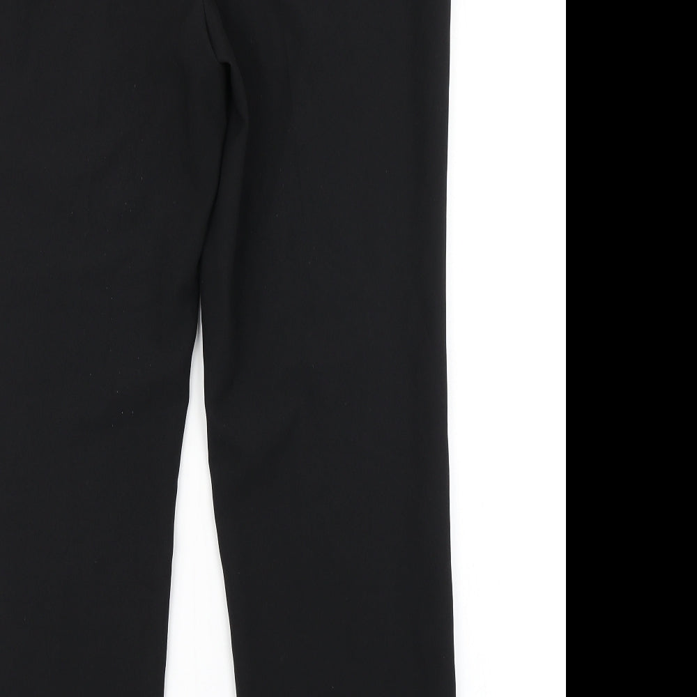 F&F Womens Black Dress Pants Trousers Size 12 L27 in