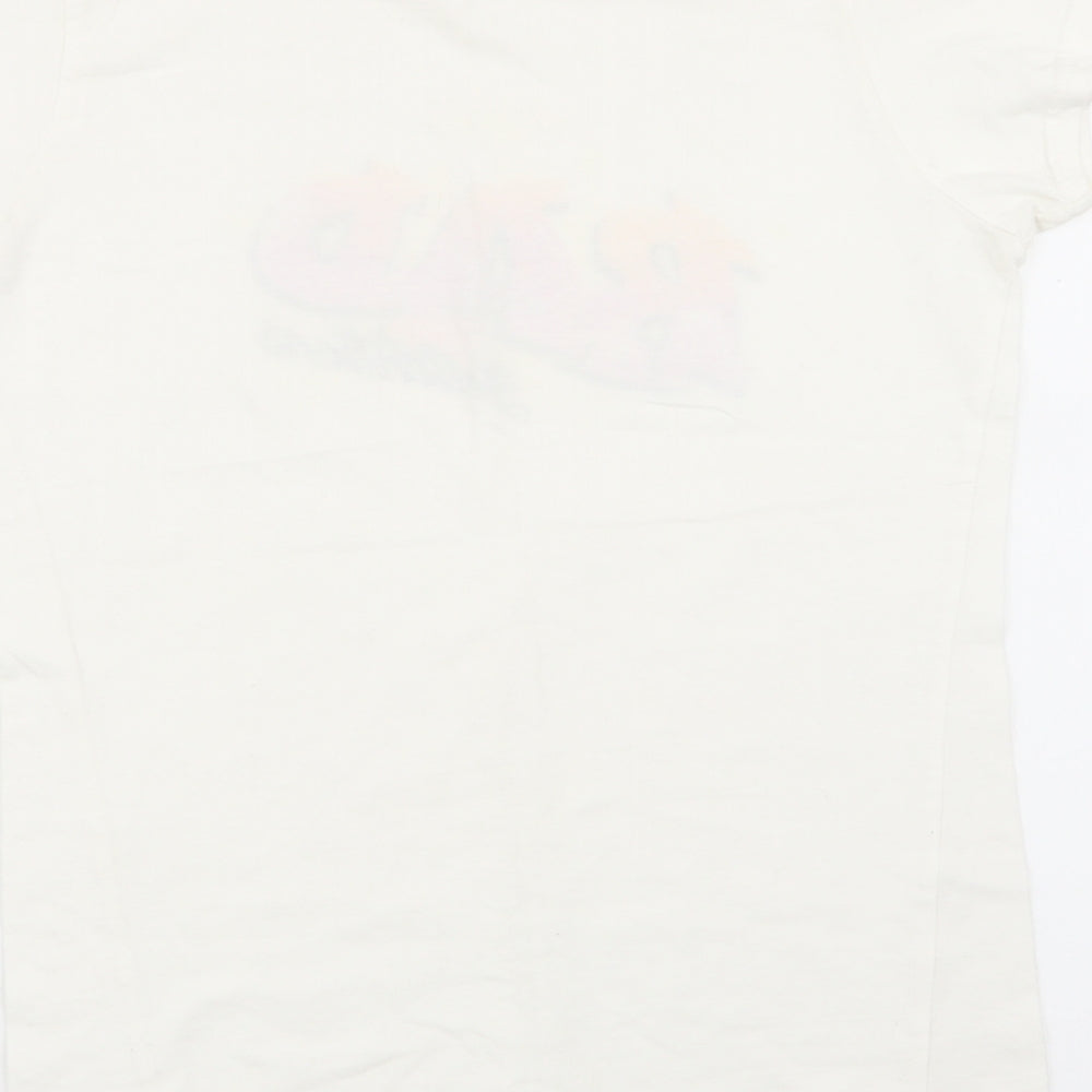 Missguided Womens White Basic T-Shirt Size S