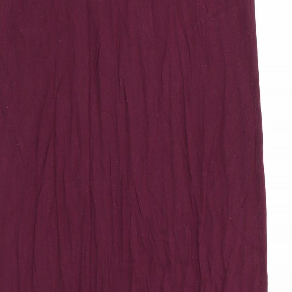 H&M Womens Purple Fit & Flare Size 6