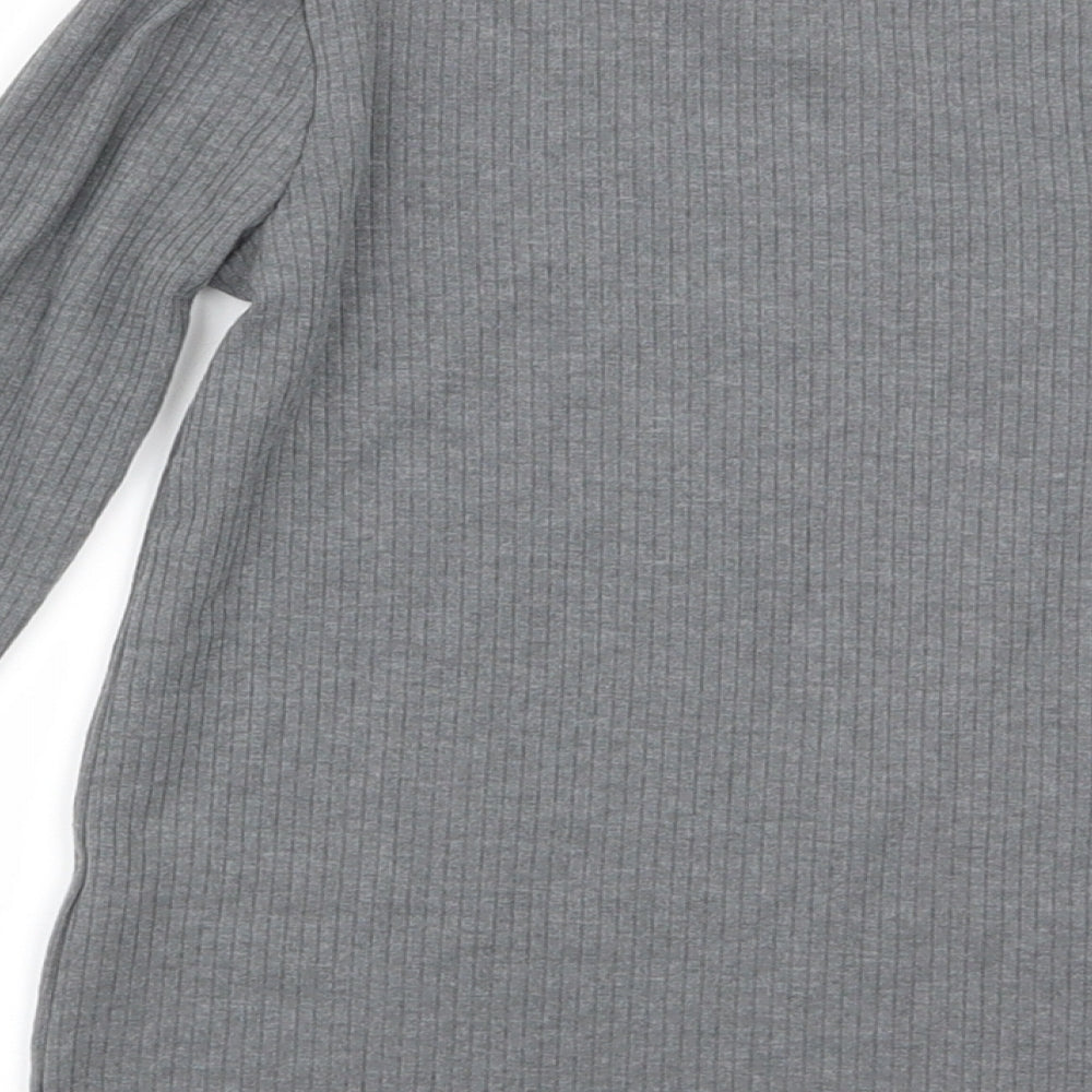 TU Girls Grey Basic T-Shirt Size 6 Years