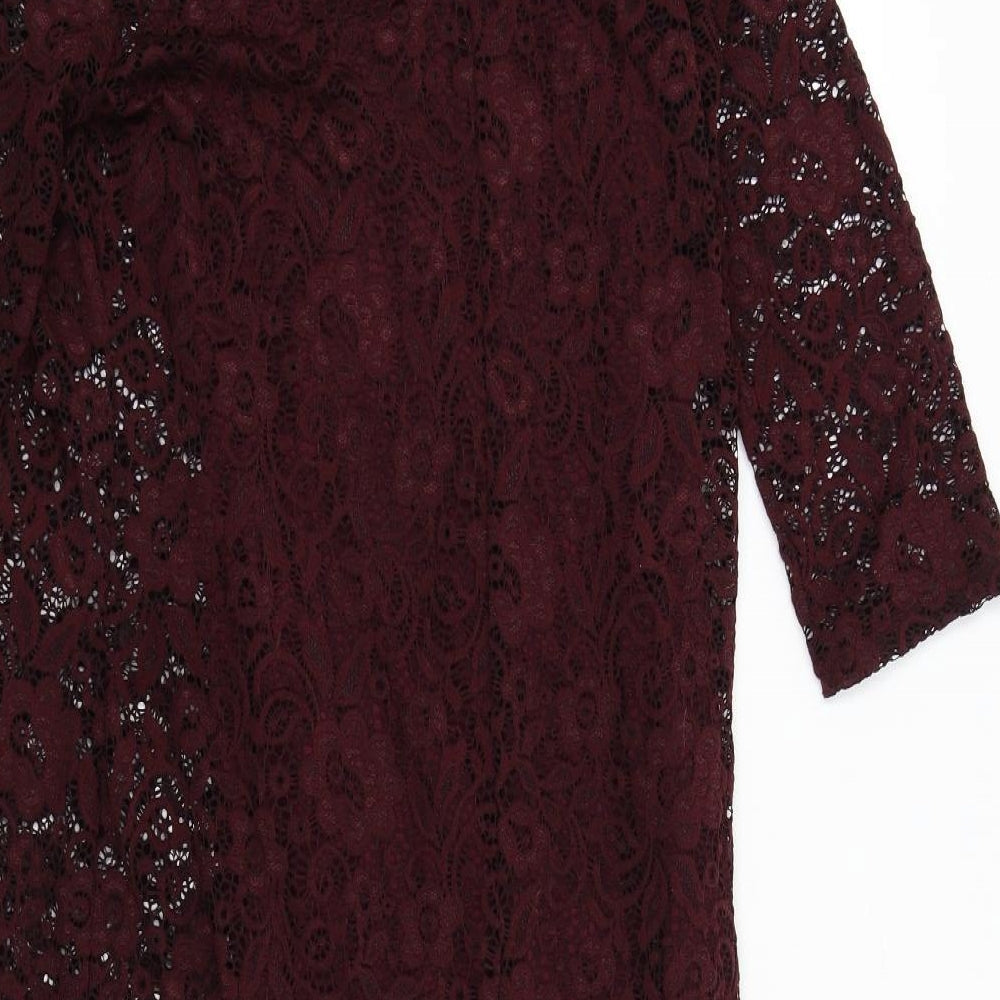 Marks & Spencer Womens Red Bodycon Size 14