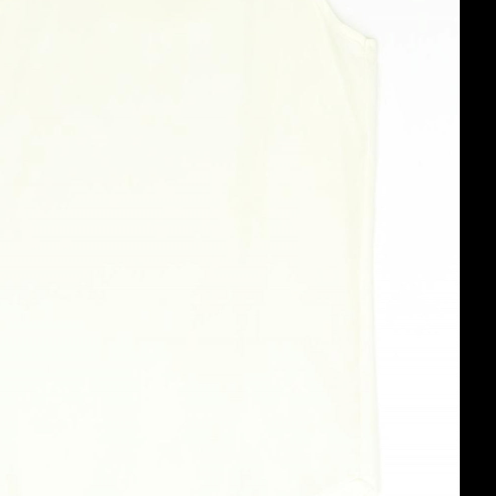 Perception Womens Ivory Basic Blouse Size 12