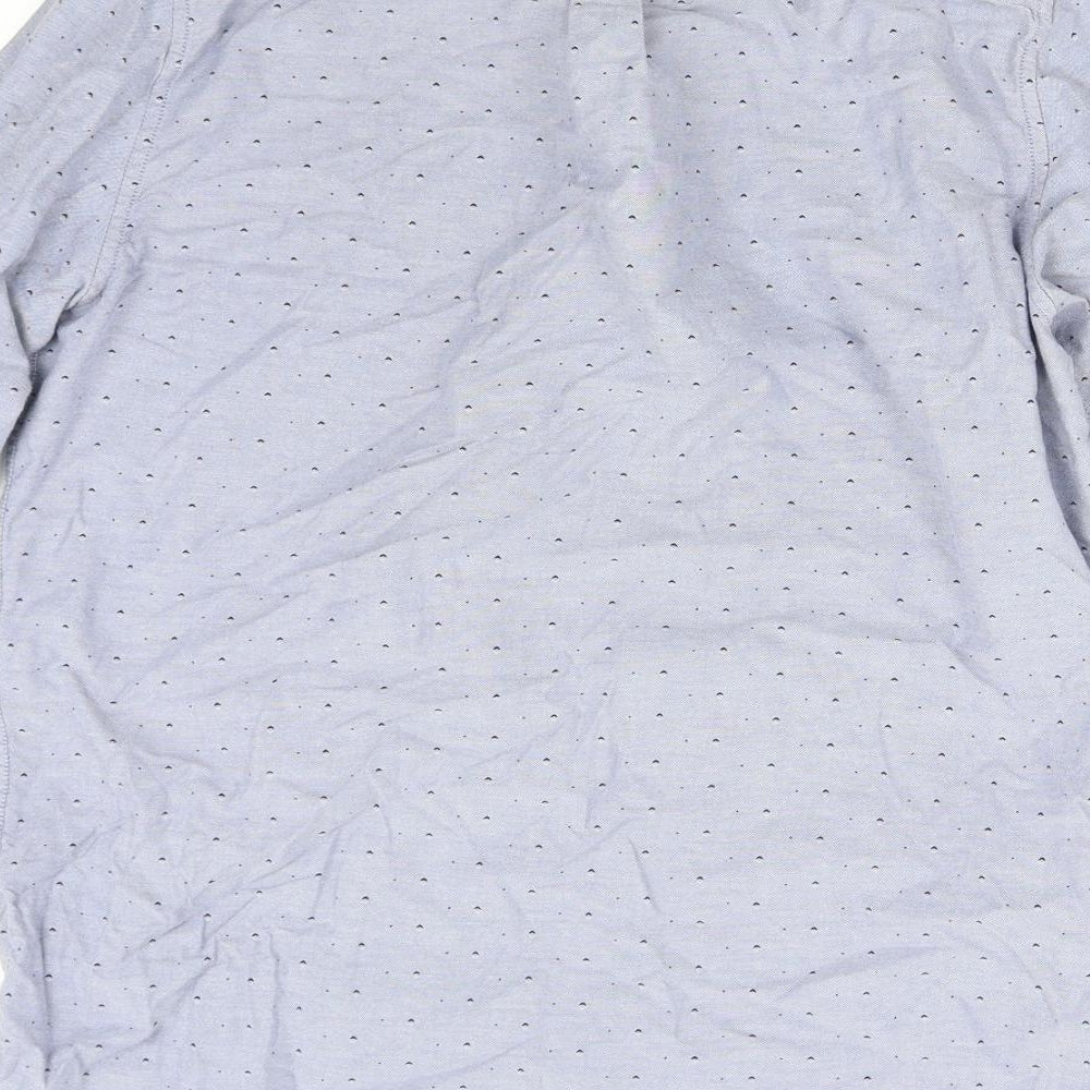 Burton Mens Blue Button-Up Size M