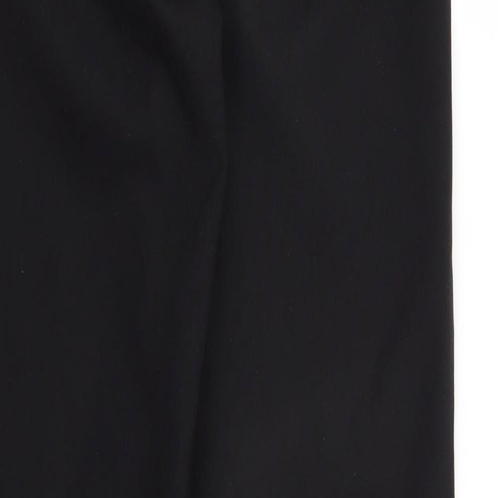 George Womens Black Trousers Size 10 L32 in
