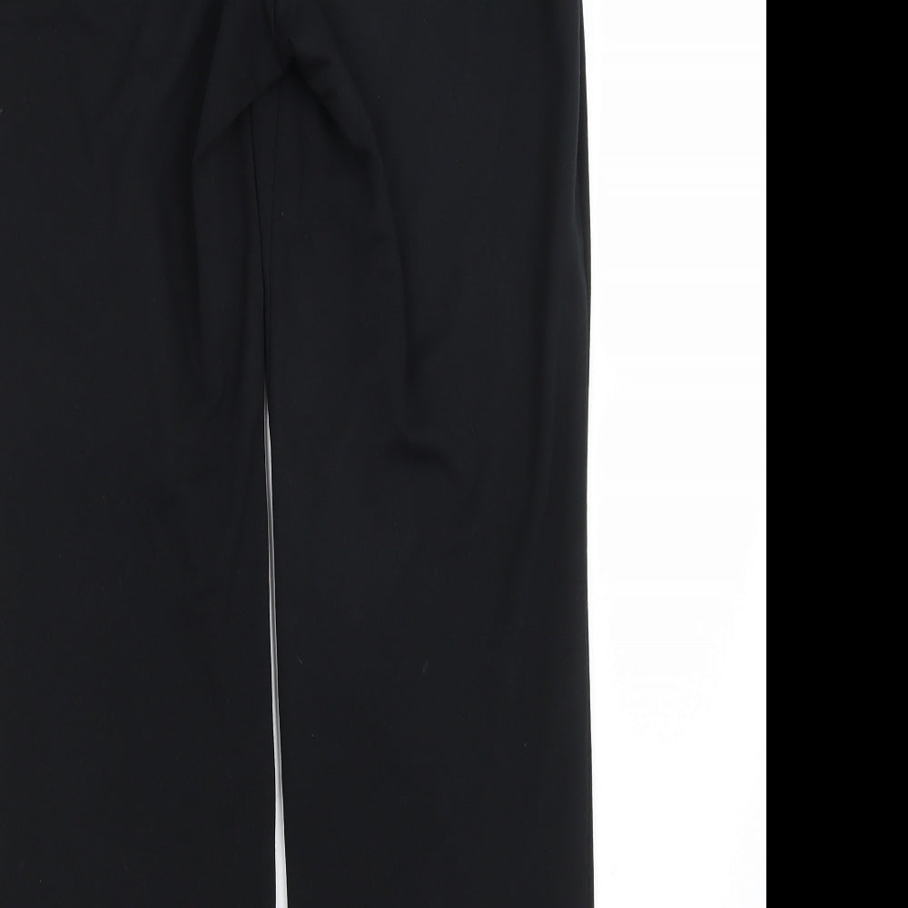 Marks & Spencer Womens Black Trousers Size 10 L26 in