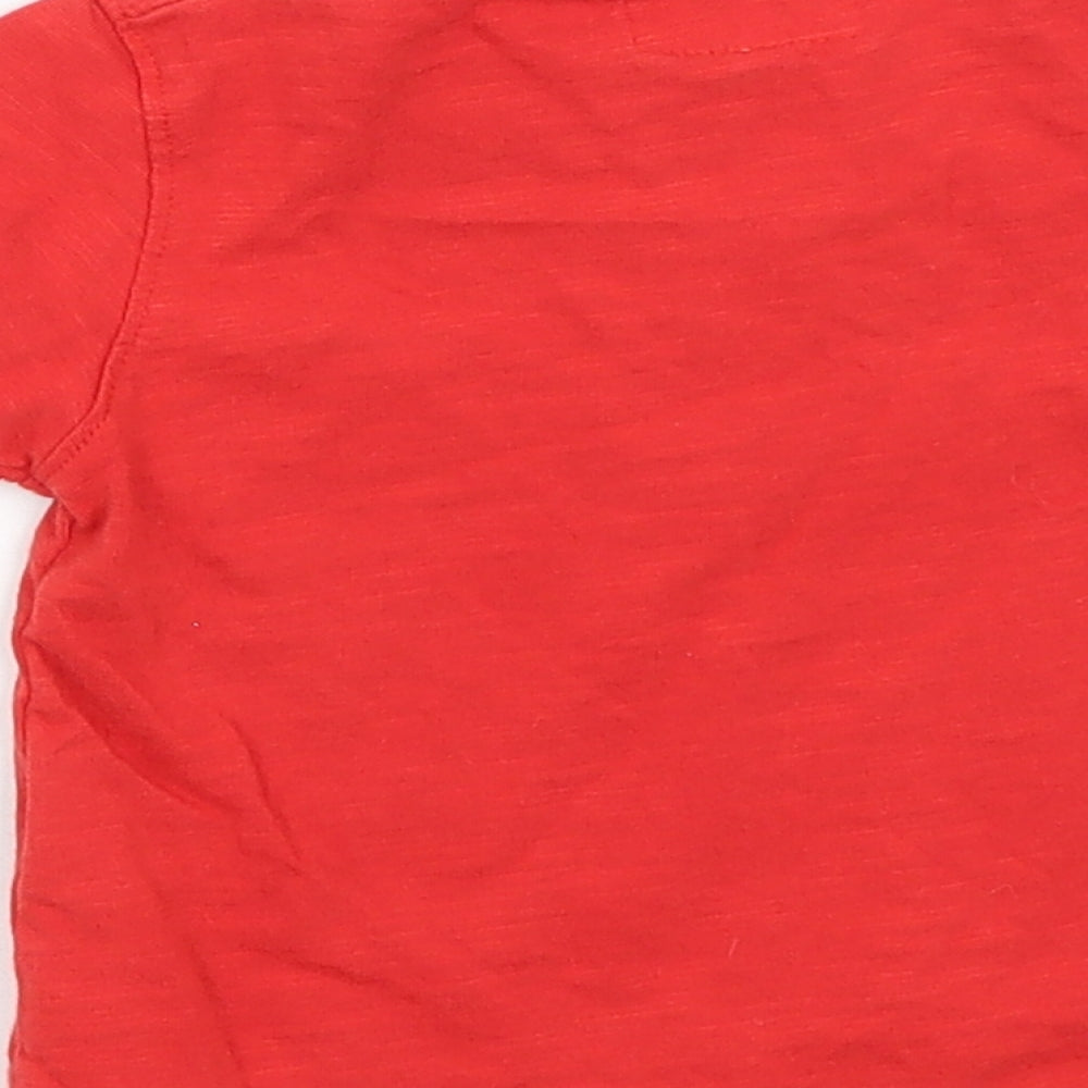 La Compagnie des Petits Baby Red Basic T-Shirt Size 12 Months