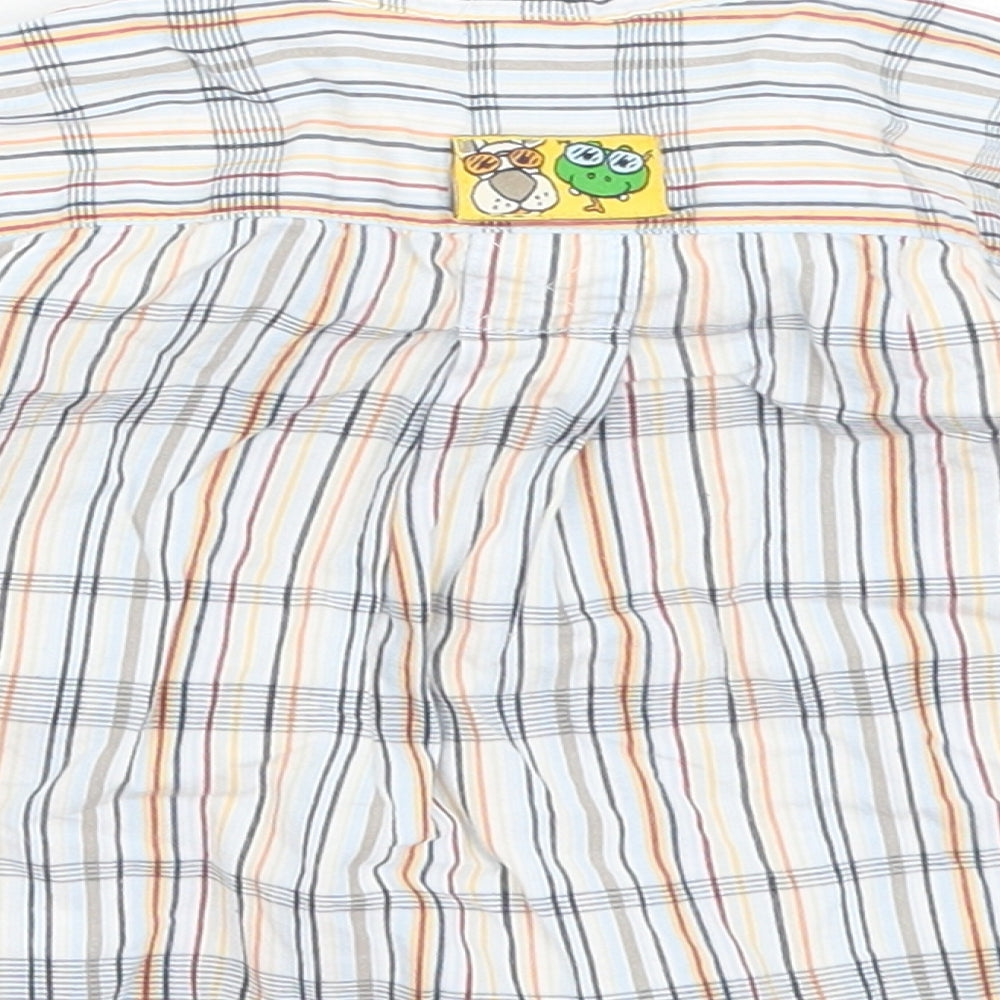 H&M Baby White Striped Basic Button-Up Size 3-6 Months
