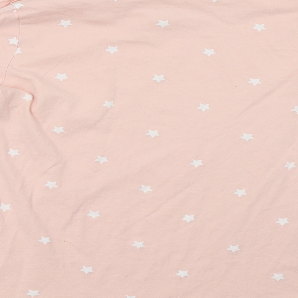 George Girls Pink Polka Dot Pyjama Top Size 12 Years