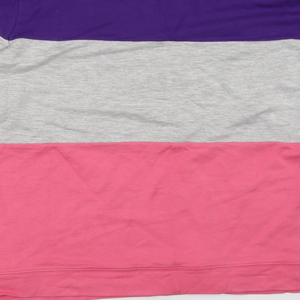 Oasis Womens Pink Pullover Sweatshirt Size M