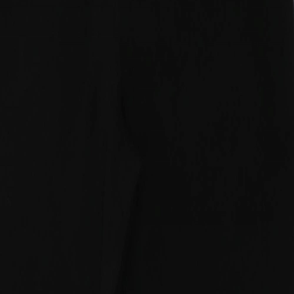 Prewworn Womens Black Trousers Size L L28 in