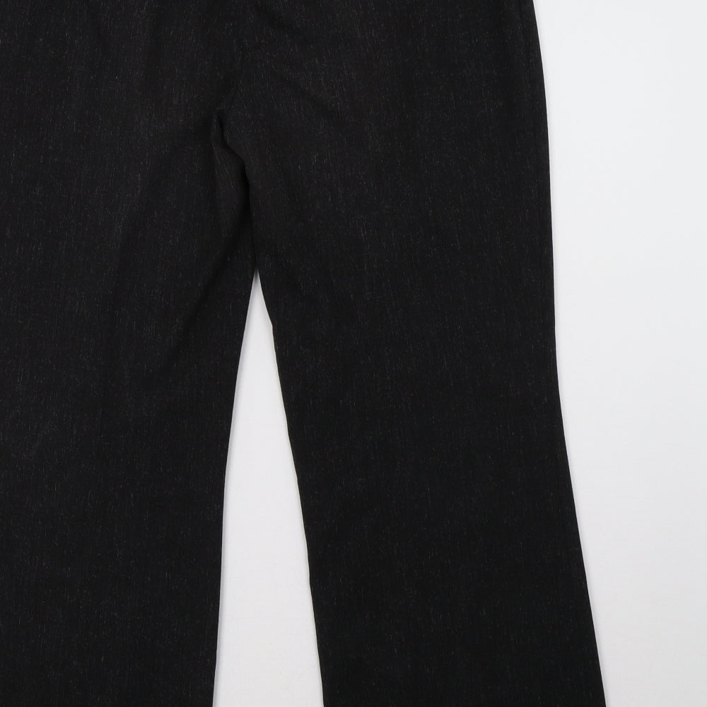 Marks and Spencer Womens Black Trousers Size 14 L29 in
