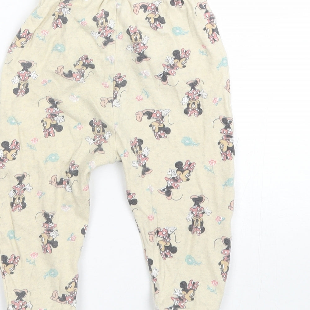 George Girls Beige Cami Pyjama Pants Size 12-18 Months - Minnie mouse