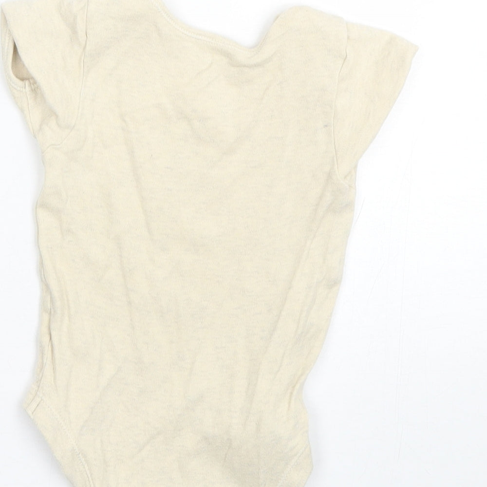George Baby Beige Babygrow One-Piece Size 12-18 Months - Minnie mouse