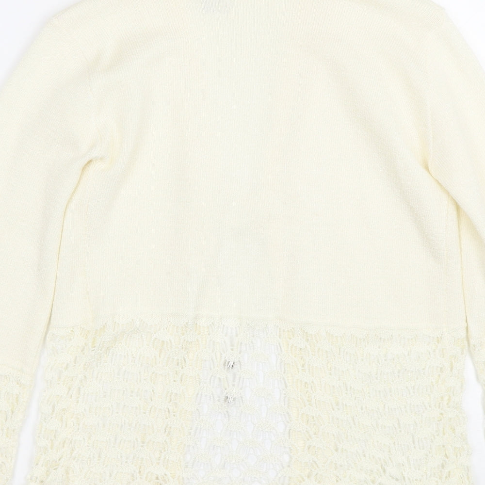 Pulse Womens Beige Cardigan Jumper Size 10