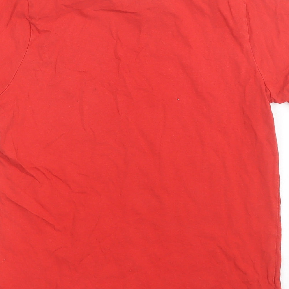 George Boys Red Pyjama Top Size 11-12 Years
