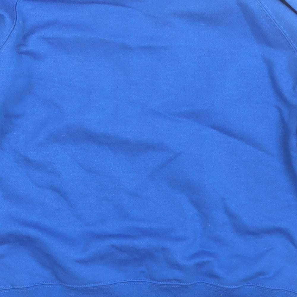 David Luke Boys Blue Pullover Sweatshirt Size 11-12 Years - School uniform