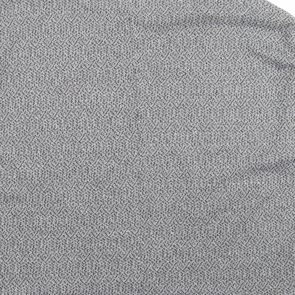 New Look Womens Grey Knit Pullover Jumper Size M