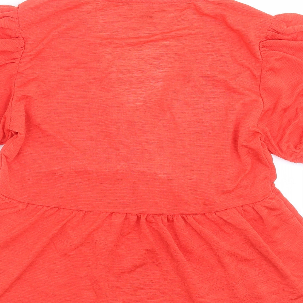Primark Womens Red Basic Blouse Size M