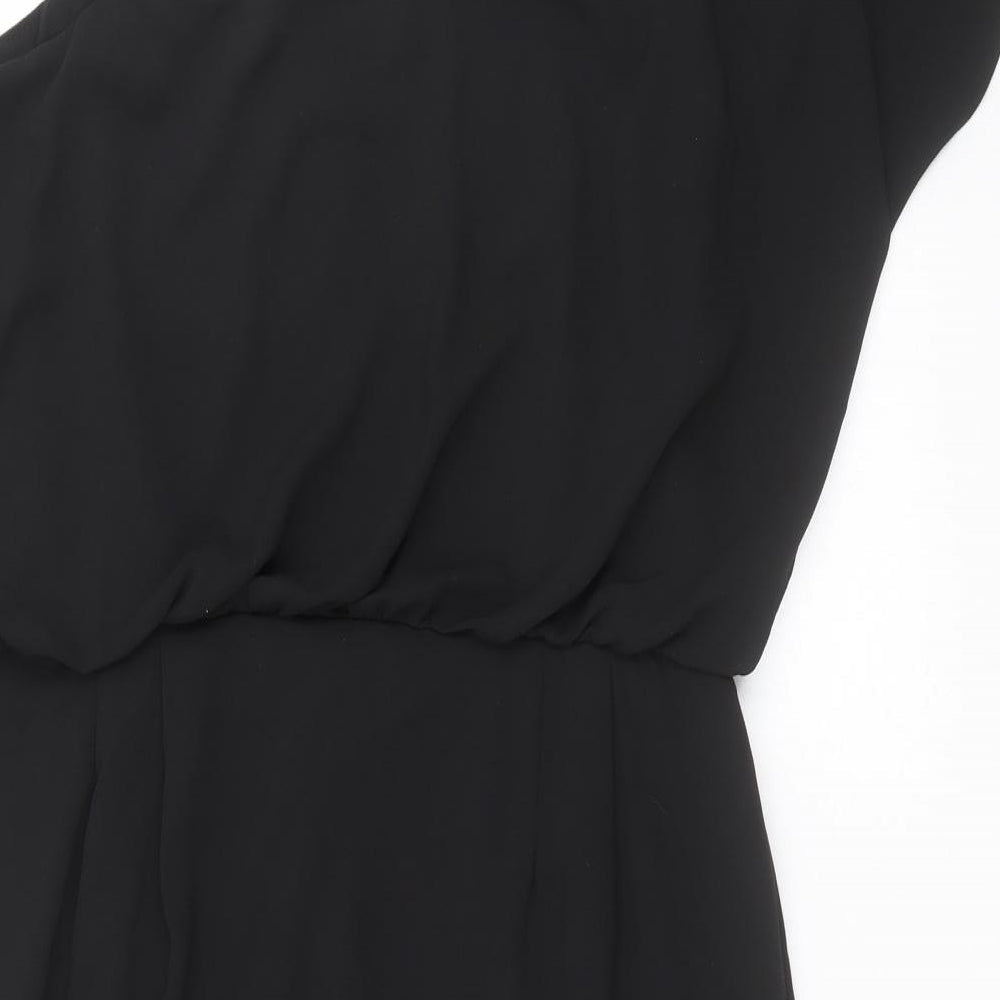 S.L. Fashions Womens Black Shift Size 14