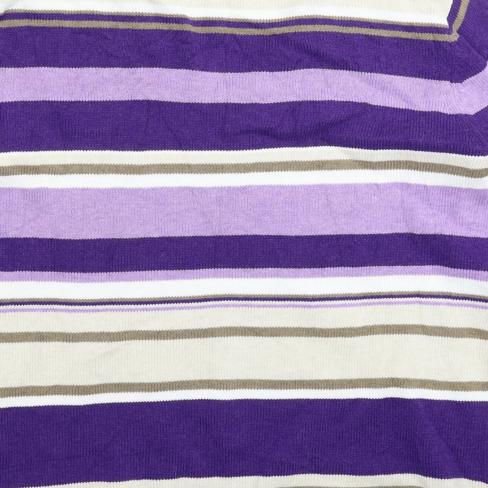 Gerry Weber Womens Multicoloured Striped Knit Pullover Jumper Size 18