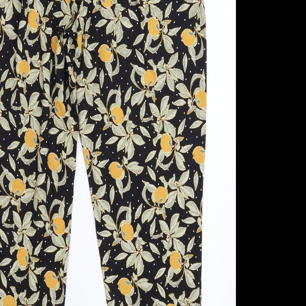 Marks and Spencer Womens Black Trousers Size 10 L26 in