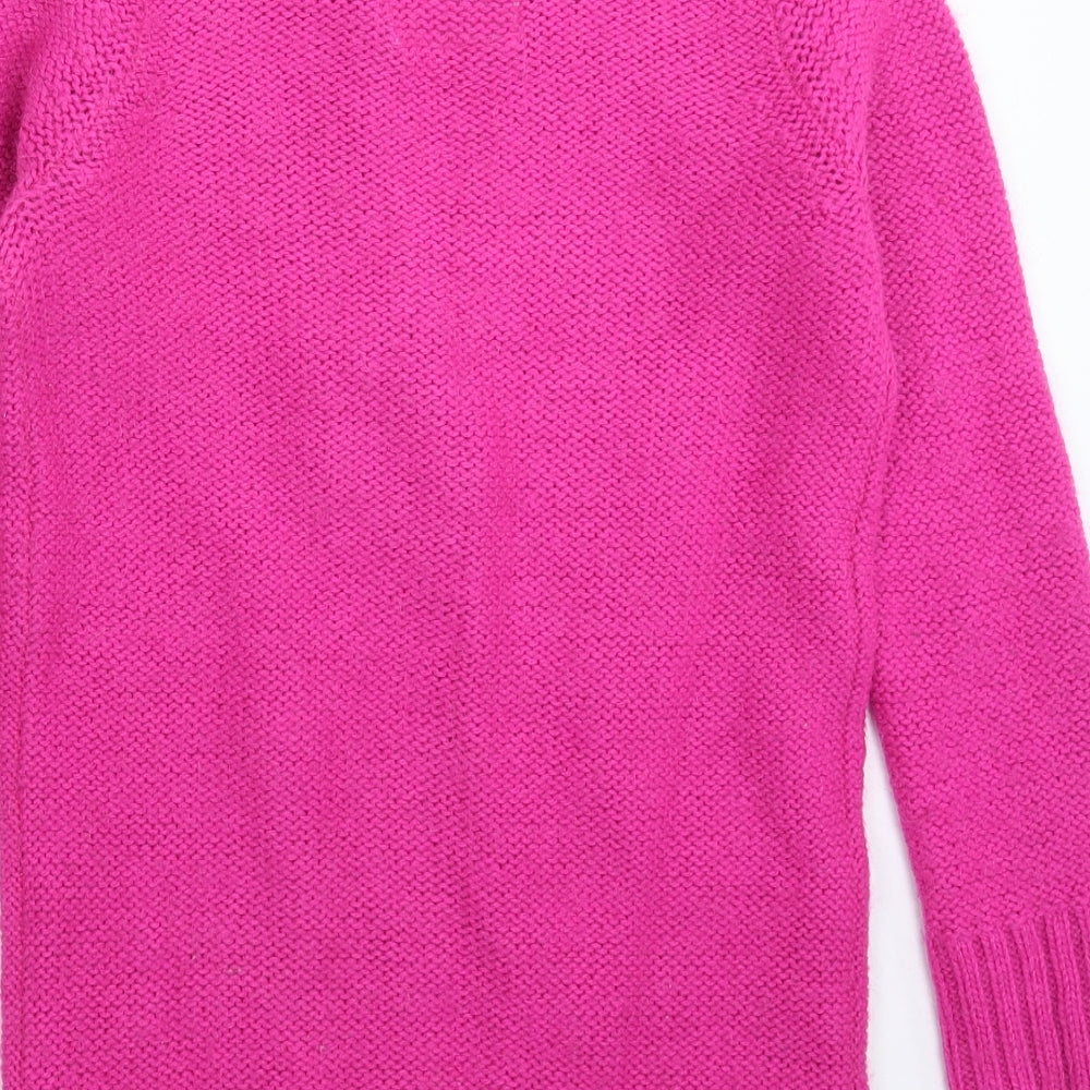 Shop Direct Womens Pink Knit Pullover Jumper Size 10
