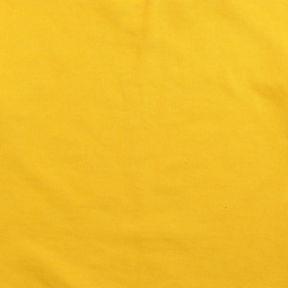 KOTON Womens Yellow Pullover Sweatshirt Size XS
