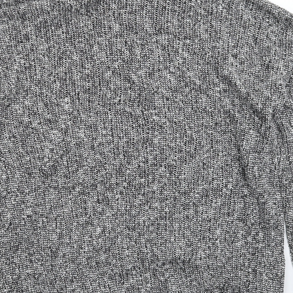Topshop Womens Grey Knit Pullover Jumper Size 8