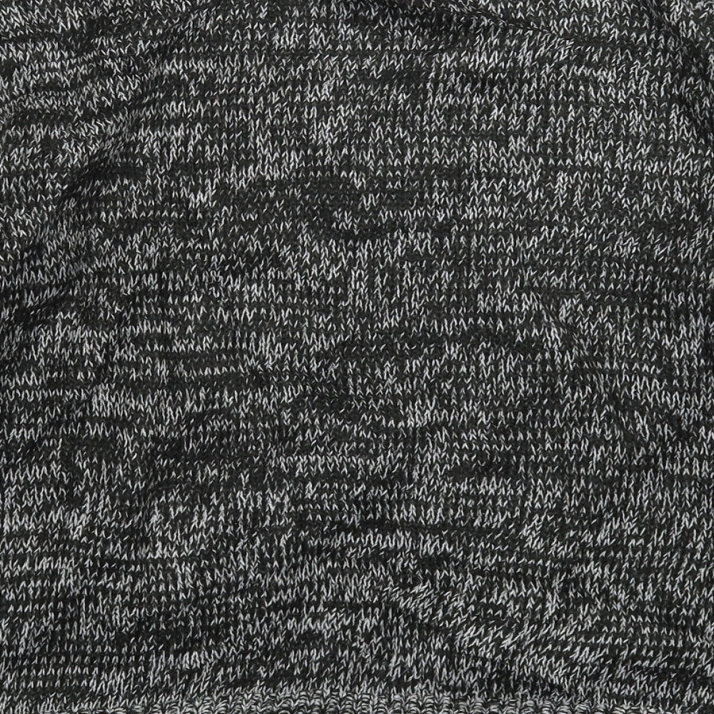 New Look Womens Grey Knit Pullover Jumper Size S - Oversized