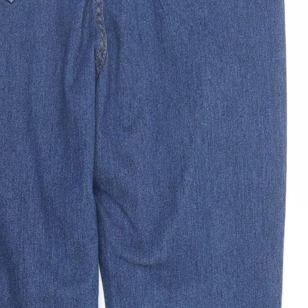 Avon Womens Blue Denim Cropped Jeans Size M L23 in