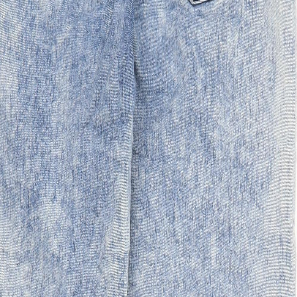 Preworn Womens Blue Denim Mom Jeans Size M L28 in