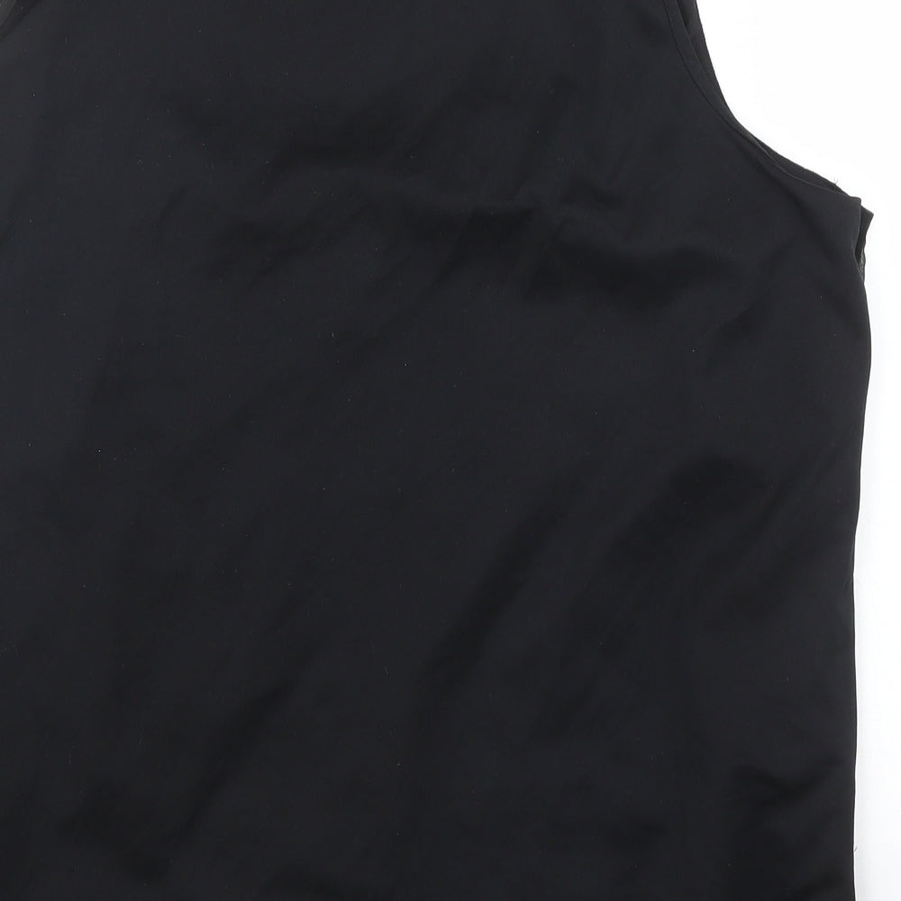 Wardrobe Womens Black Basic Blouse Size L