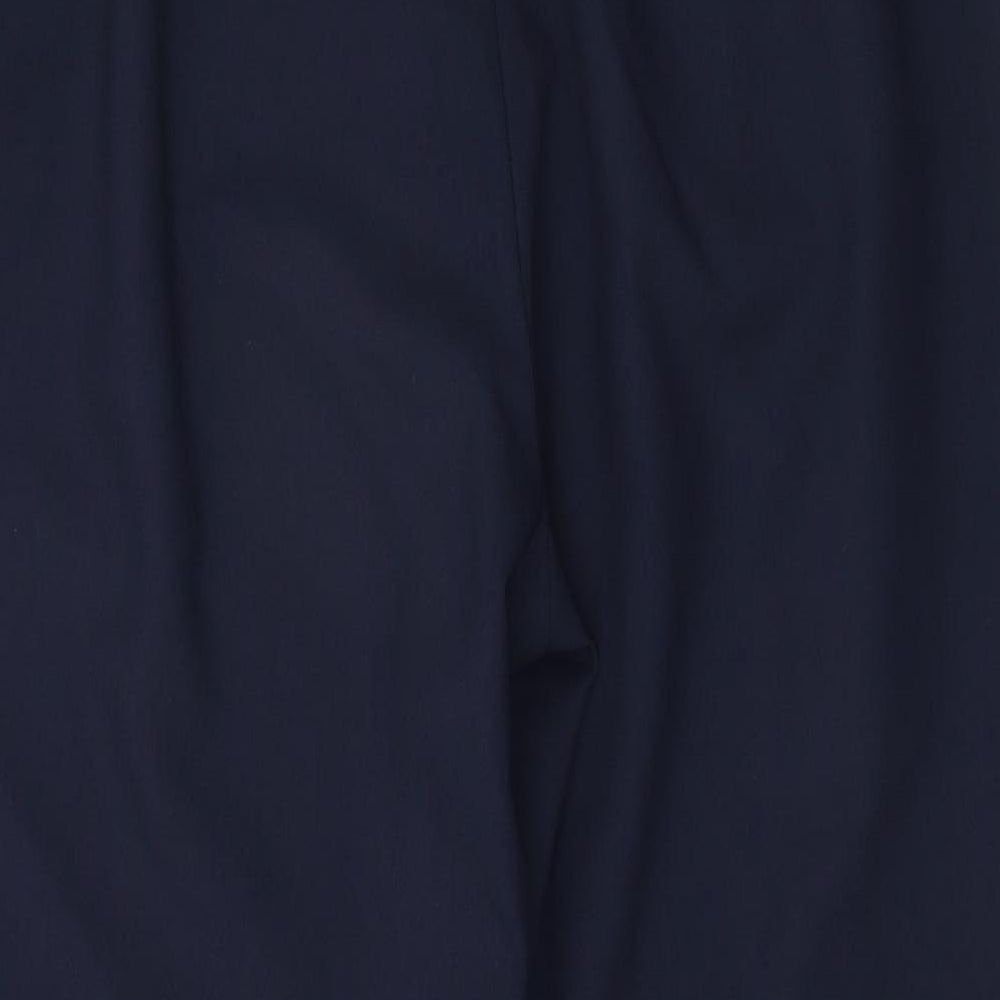 BHS Womens Blue Trousers Size 14 L27 in
