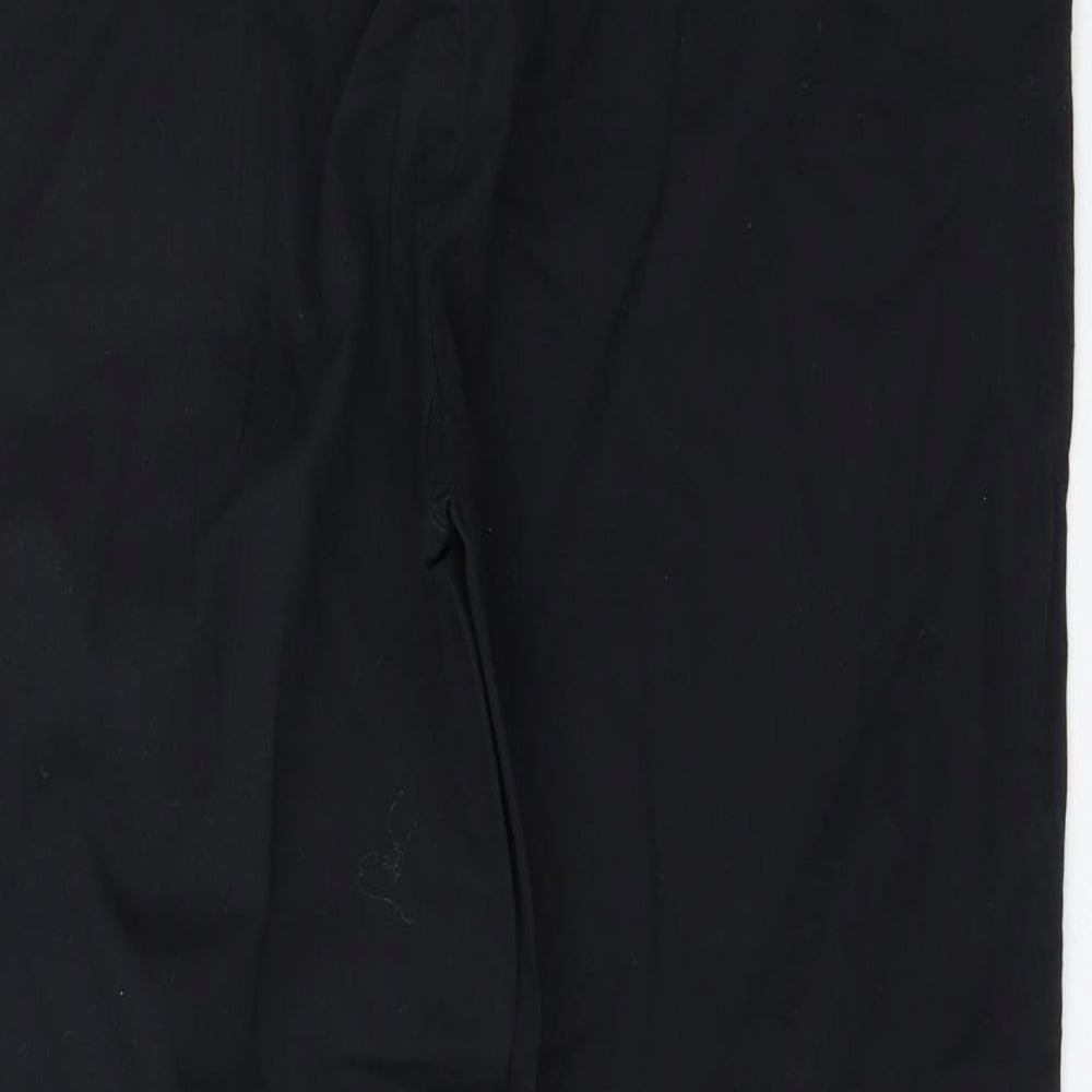 Marks and Spencer Womens Black Trousers Size 12 L26 in