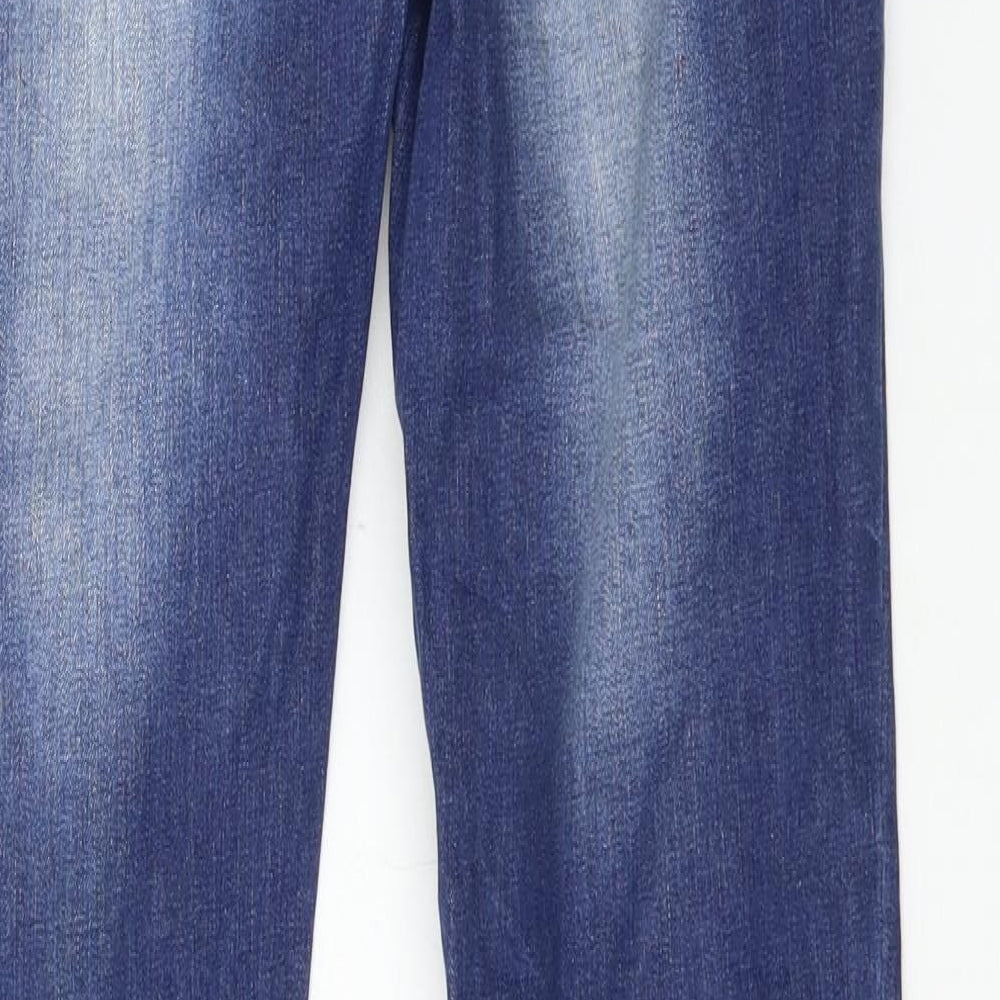TINDDO Womens Blue Skinny Jeans Size 28 L30.5 in