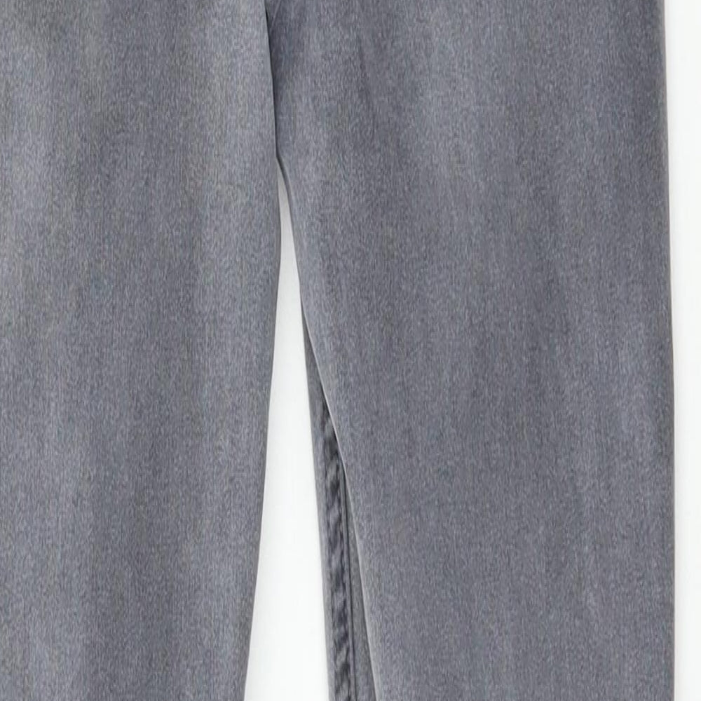 New Look Womens Grey Skinny Jeans Size 10 L27.5 in