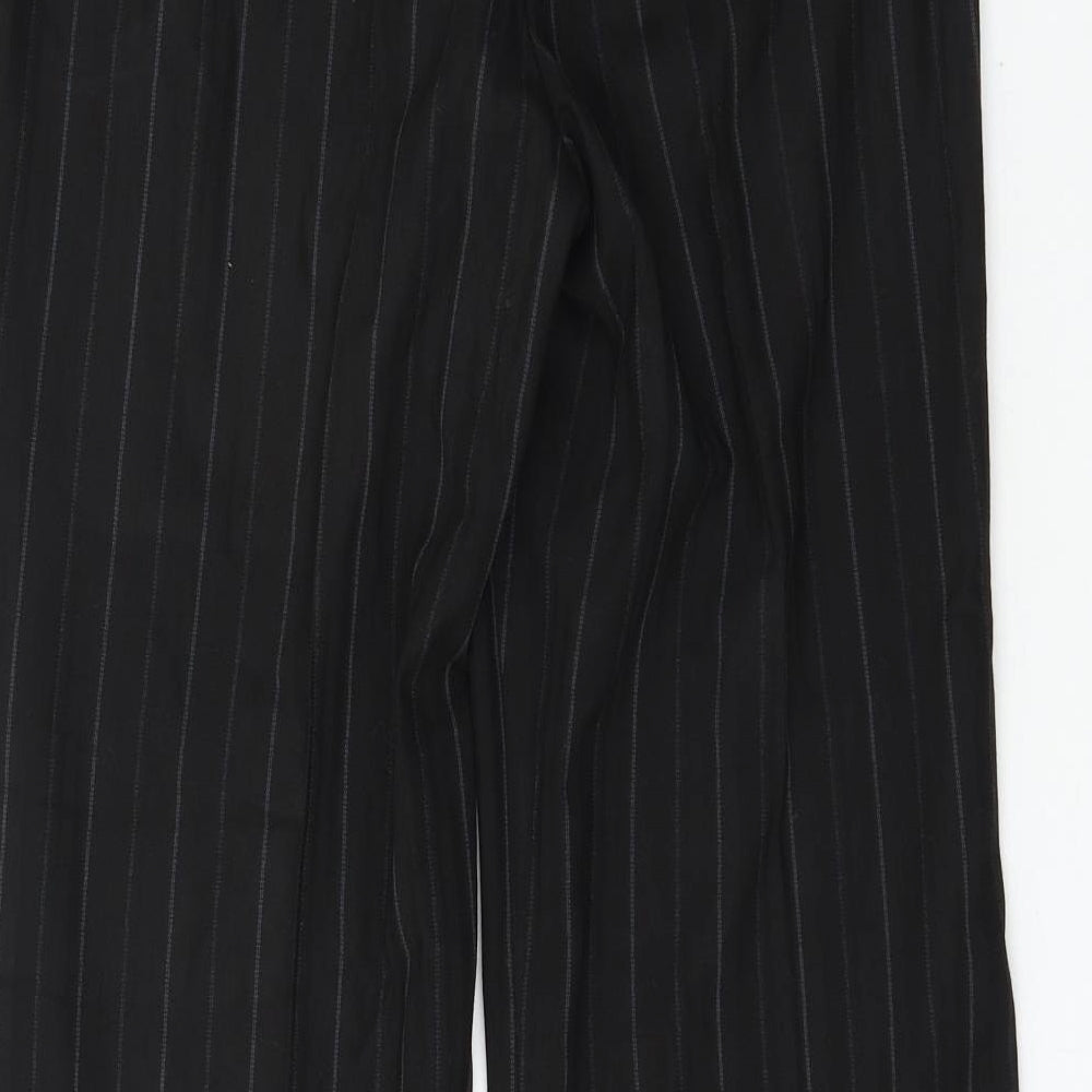 Wallis Womens Black Trousers Size 10 L29 in