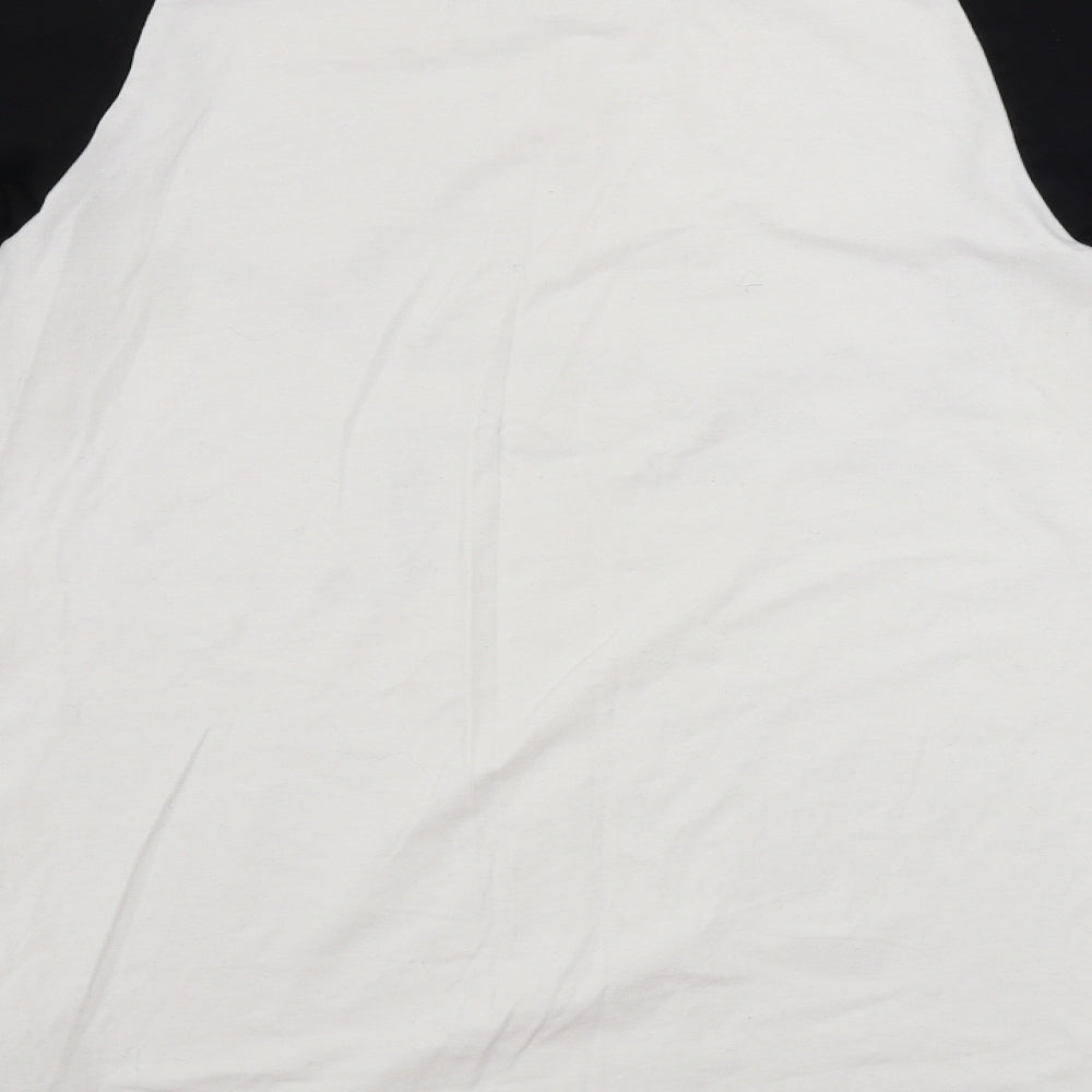 boquer123 Womens White Basic T-Shirt Size XS