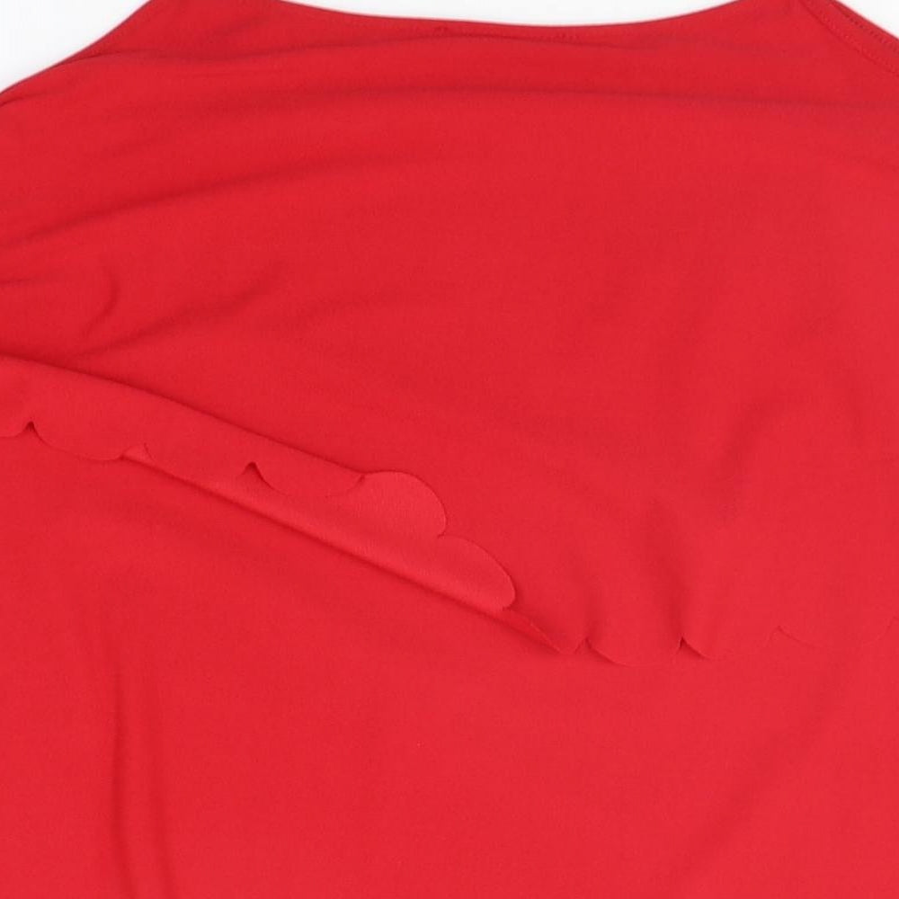 Simply Be Womens Red Basic Tank Size 12