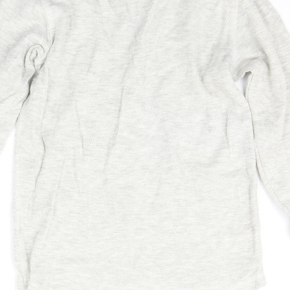 Next Boys Grey Pullover Jumper Size 6 Years