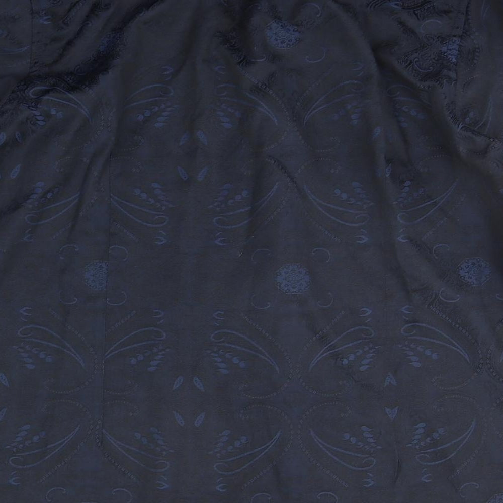 Burton Mens Blue Geometric Button-Up Size L