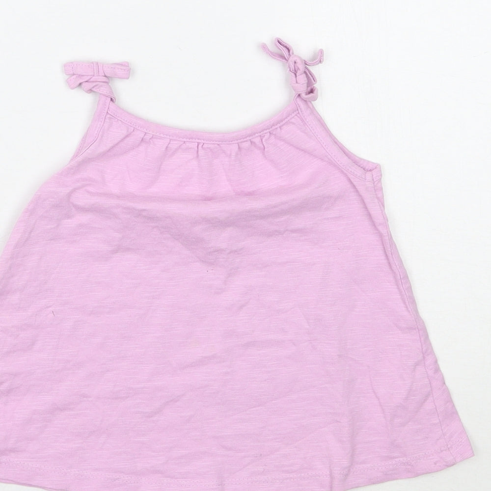 George Girls Purple Basic Tank Size 2-3 Years