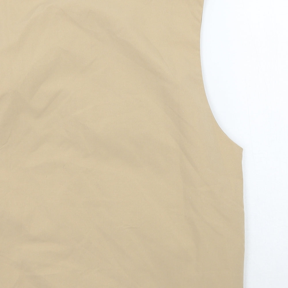 SheIn Womens Beige Gilet Jacket Size S